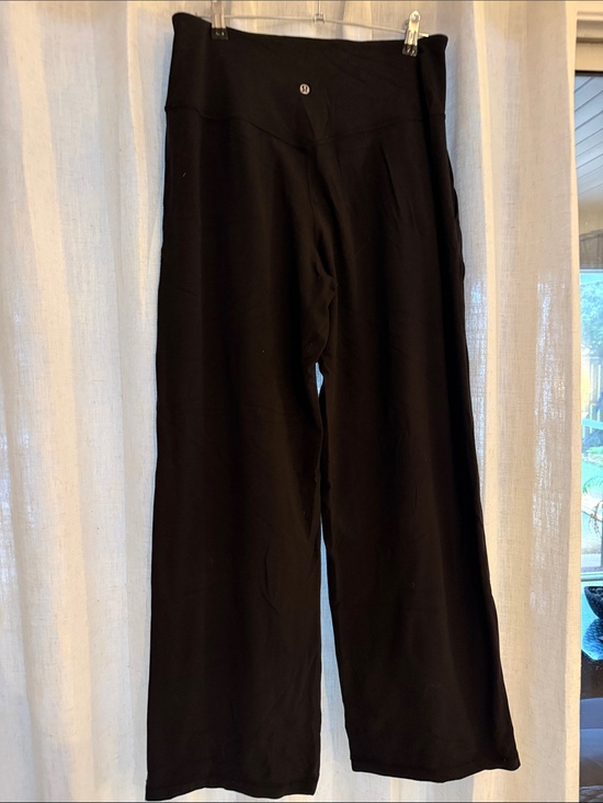 lululemon athletica Pants - lululemon Black Wide-Leg Yoga Pants